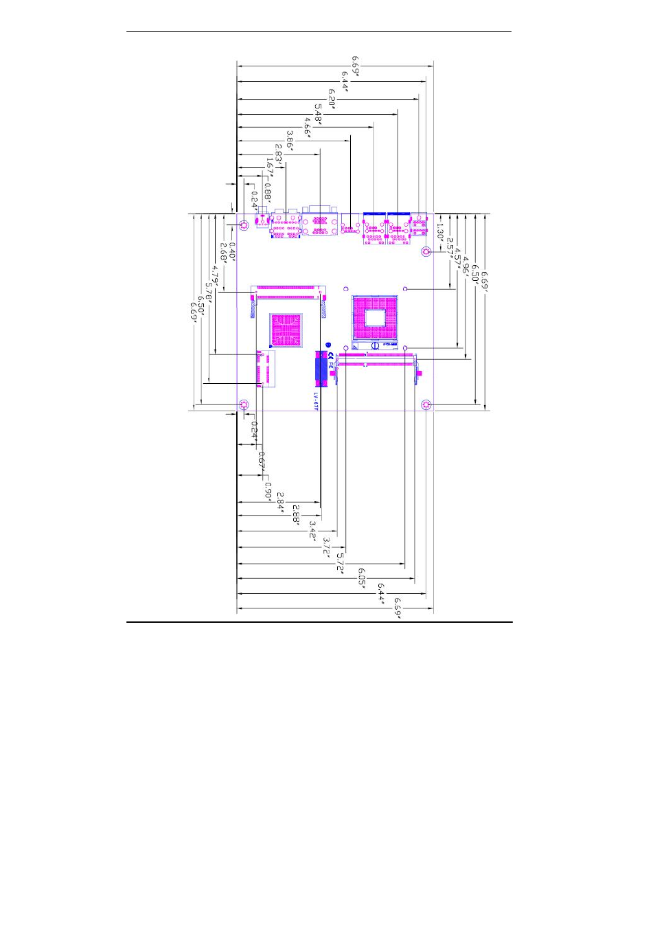 3 <mechanical drawing | COMMELL LV-67F User Manual | Page 10 / 50