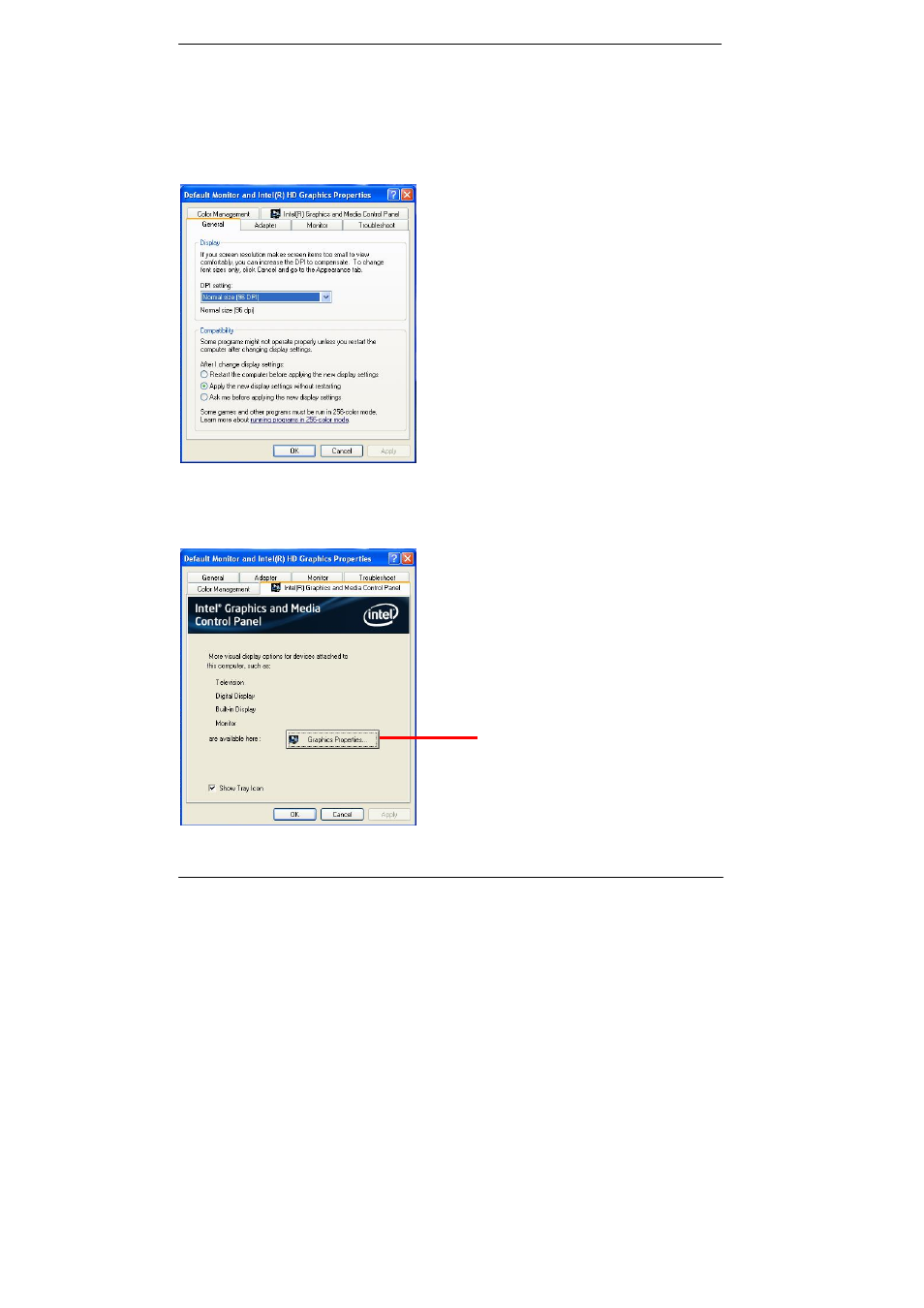 2 <display properties setting | COMMELL LV-67F User Manual | Page 36 / 50