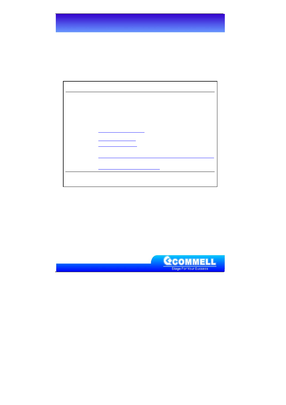 Contact information, Taiwan commate computer inc | COMMELL LV-67F User Manual | Page 50 / 50