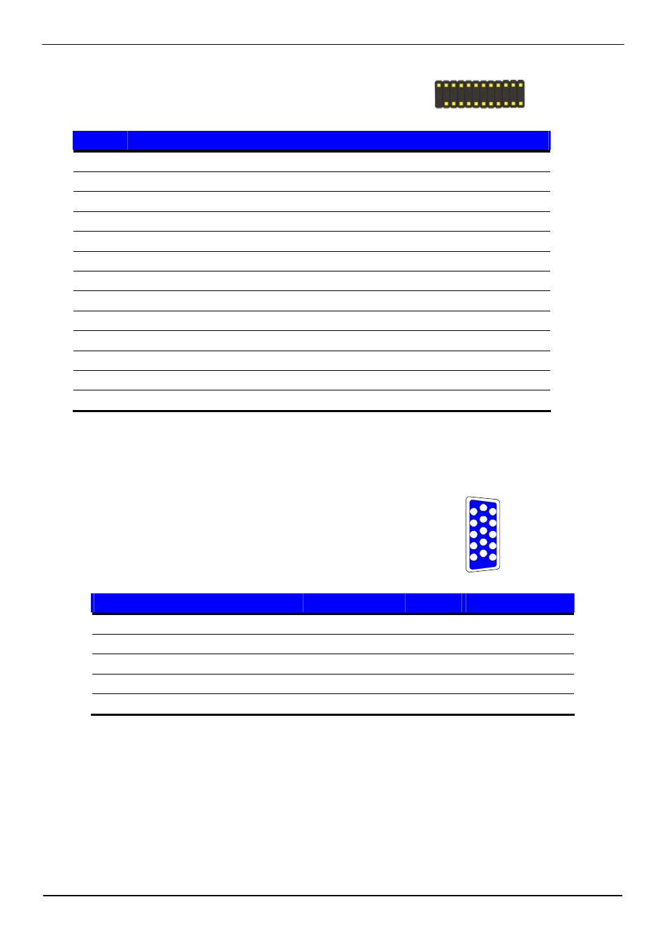 A.7 < parallel port, A.8 < vga port | COMMELL LV-67E User Manual | Page 53 / 62