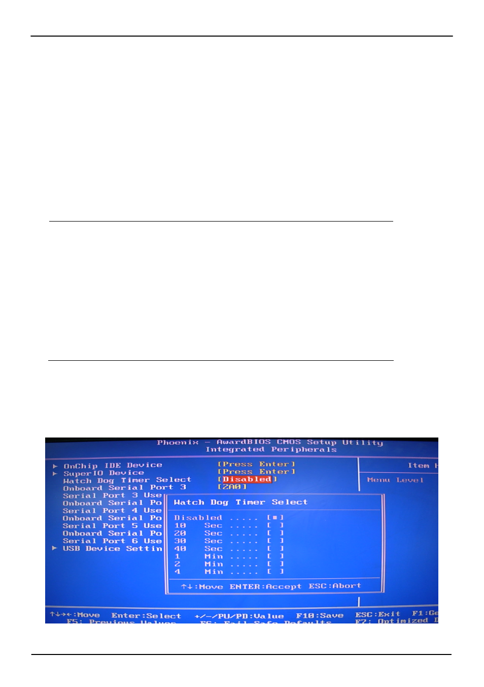 Appendix e <watch dog timer setting | COMMELL LV-67E User Manual | Page 61 / 62