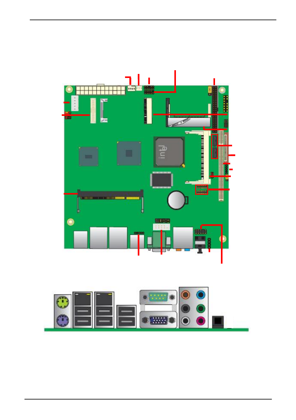 Chapter 2 <hardware setup, 1 <connector location | COMMELL LV-67D User Manual | Page 13 / 51