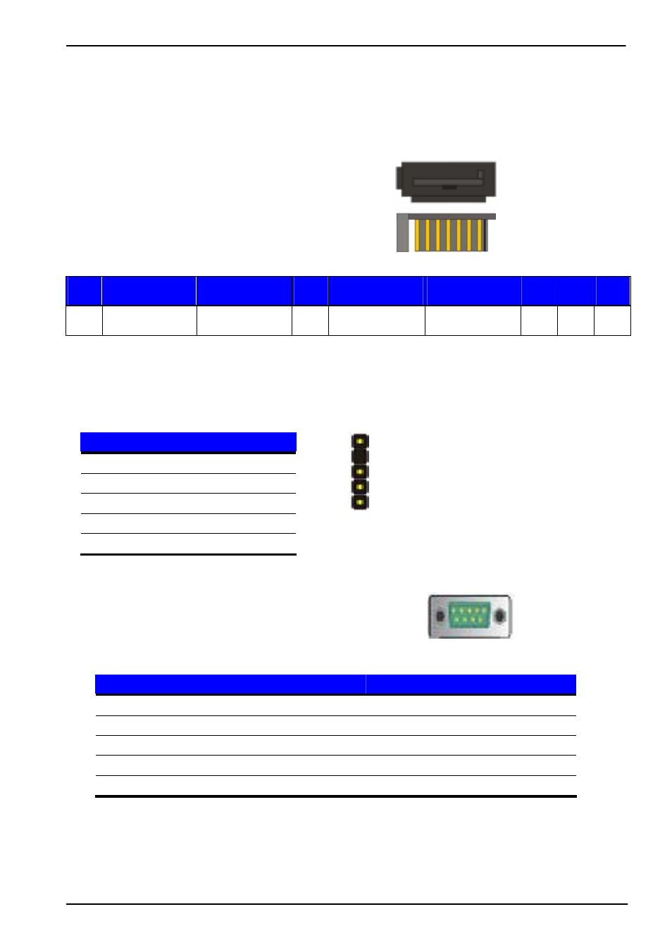 Appendix a <i/o port pin assignment, A.1 <serial ata port, A.2 <irda port | A.3 <serial port 1 | COMMELL LV-67D User Manual | Page 41 / 51