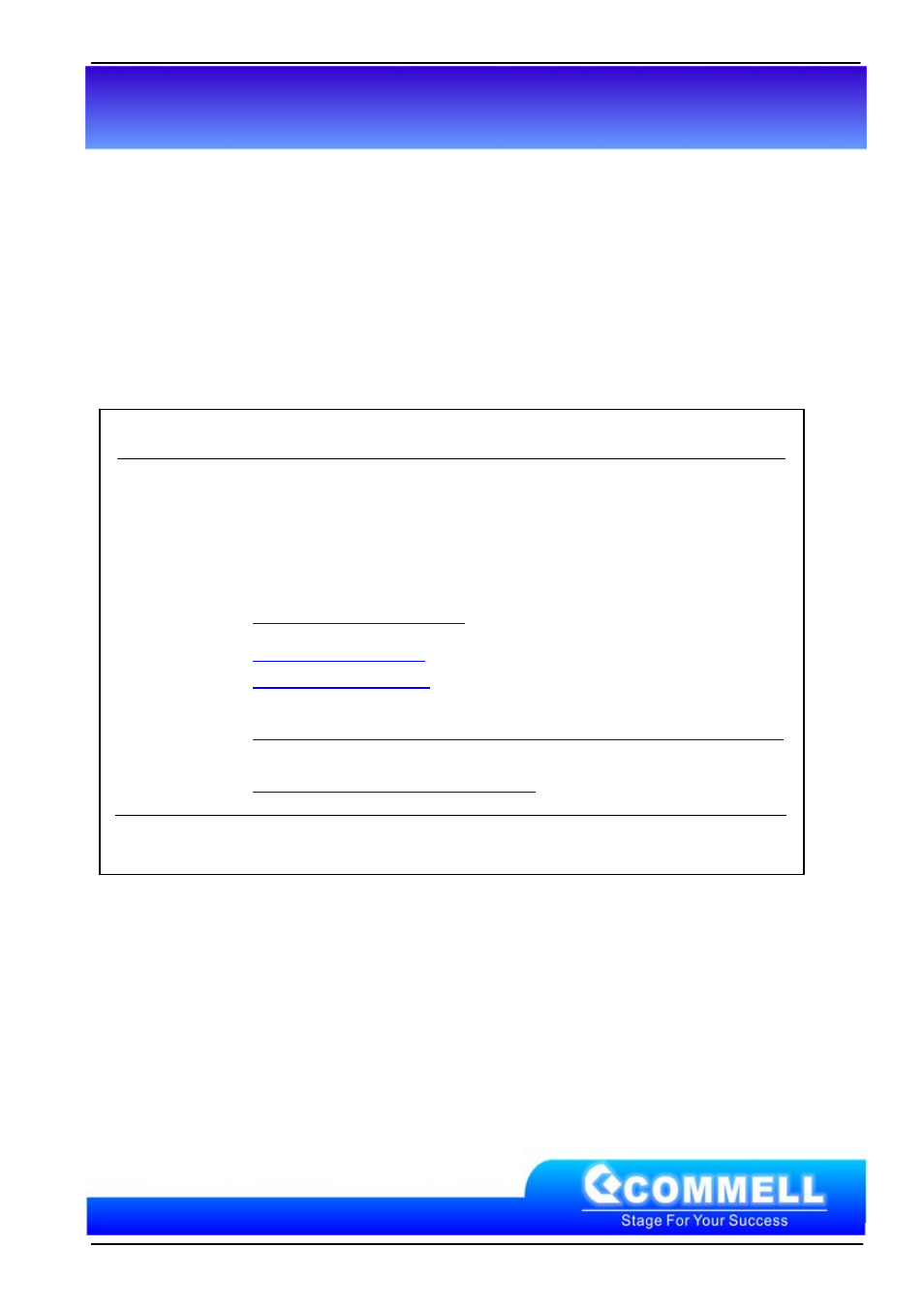 Contact information, Taiwan commate computer inc | COMMELL LV-67D User Manual | Page 51 / 51
