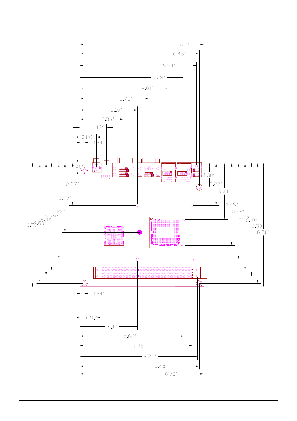 4 <mechanical drawing | COMMELL LV-67C User Manual | Page 11 / 51