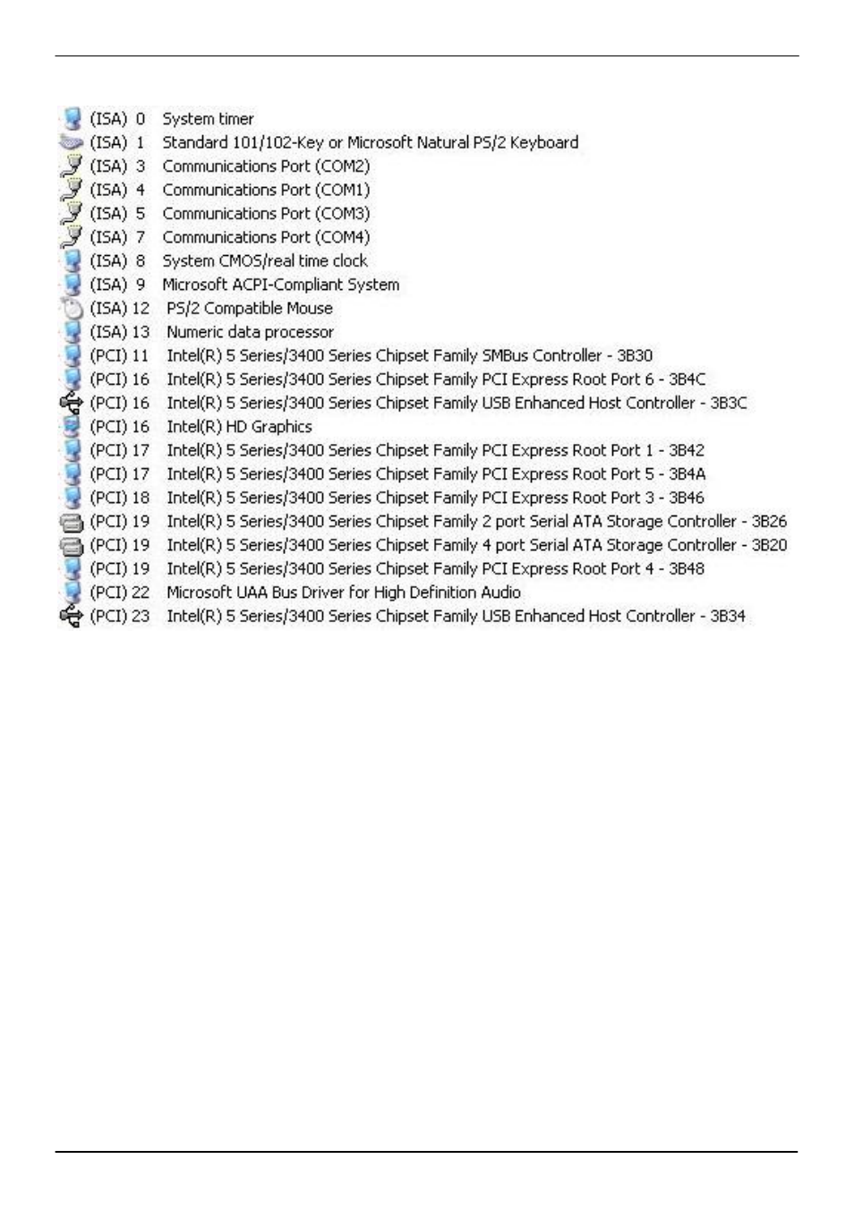 B.3 <system irq resources | COMMELL LV-67C User Manual | Page 48 / 51