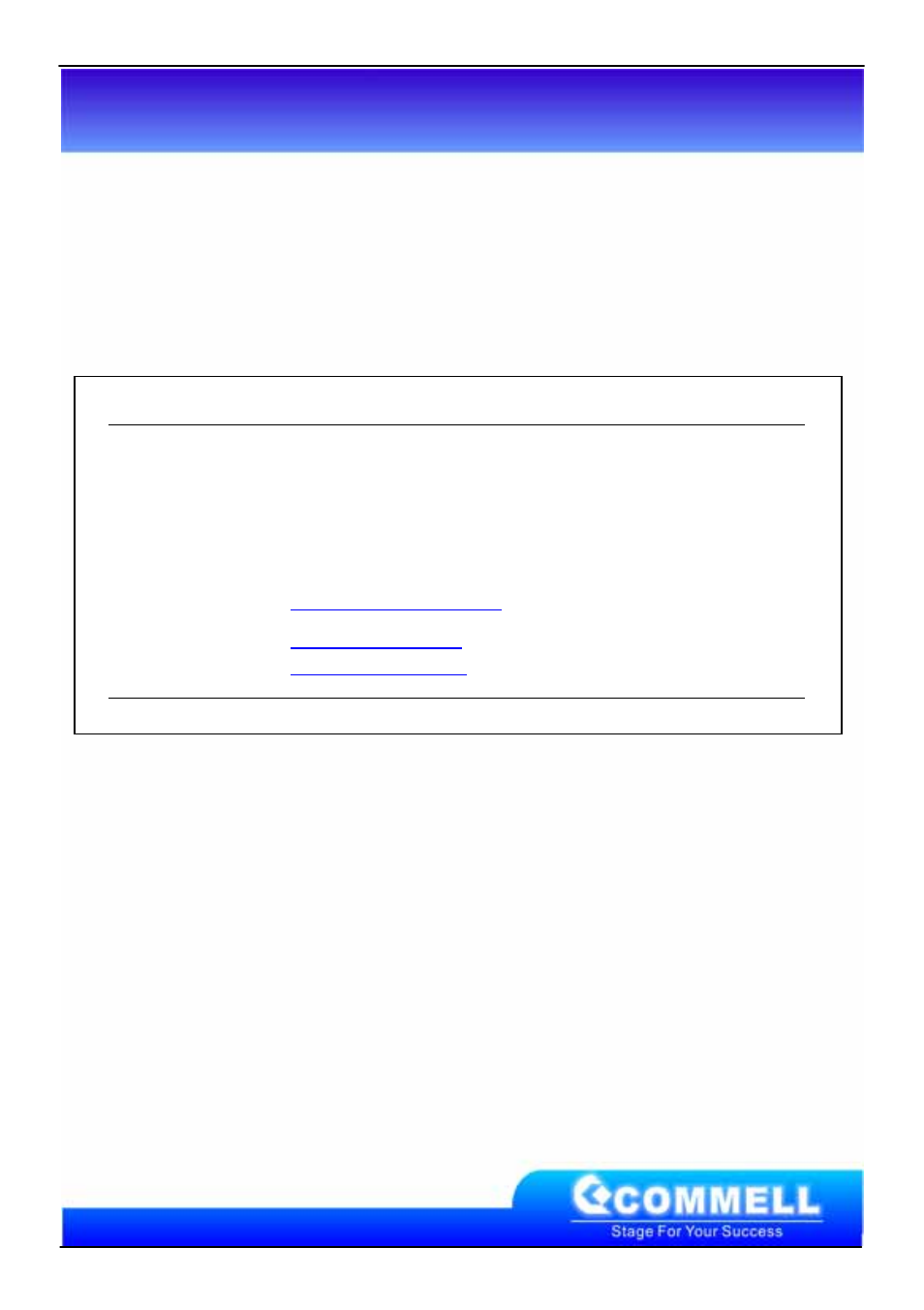 Contact information, Taiwan commate computer inc | COMMELL LV-67C User Manual | Page 51 / 51