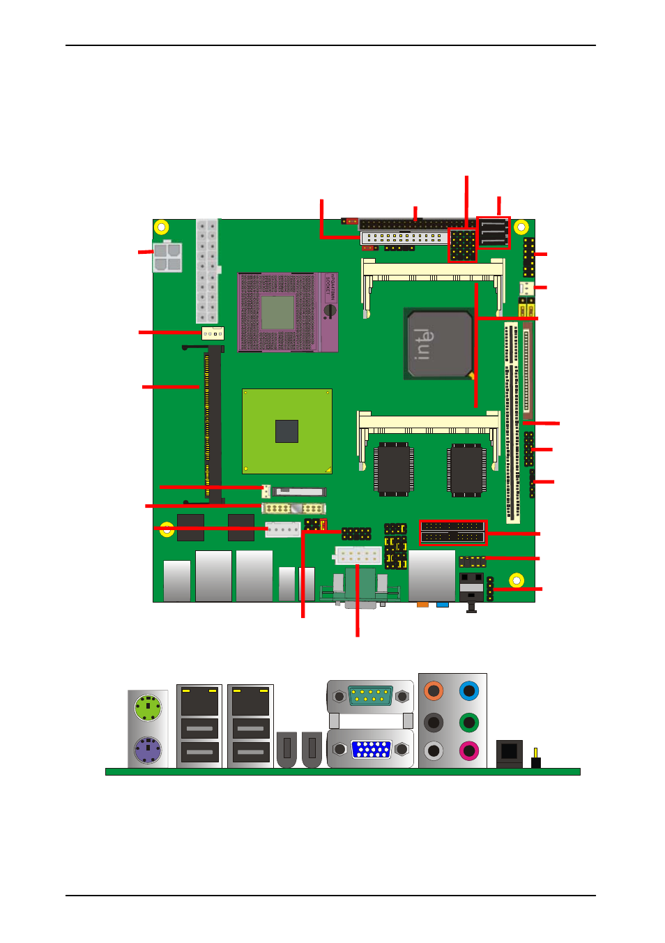 Chapter 2 <hardware setup, 1 <connector location | COMMELL LV-679 User Manual | Page 13 / 54