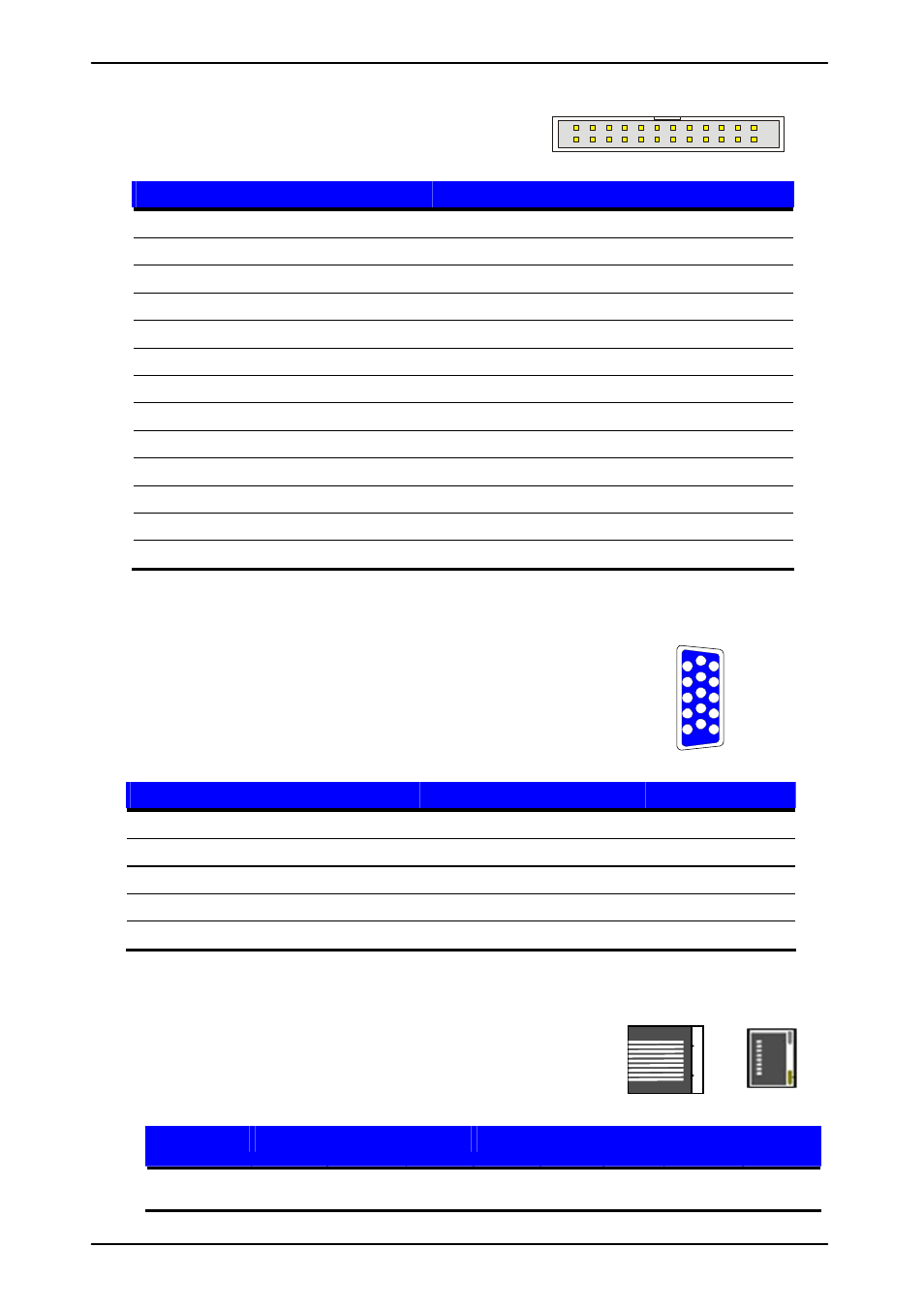 A.7 <parallel port, A.8 <vga port, A.9 <lan port | COMMELL LV-679 User Manual | Page 46 / 54