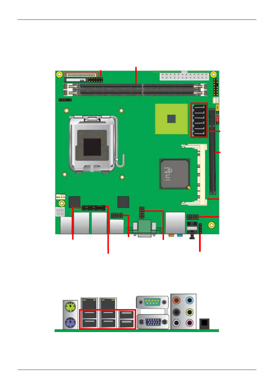Chapter 2 <hardware setup, 1 <connector location | COMMELL LV-678 User Manual | Page 13 / 53