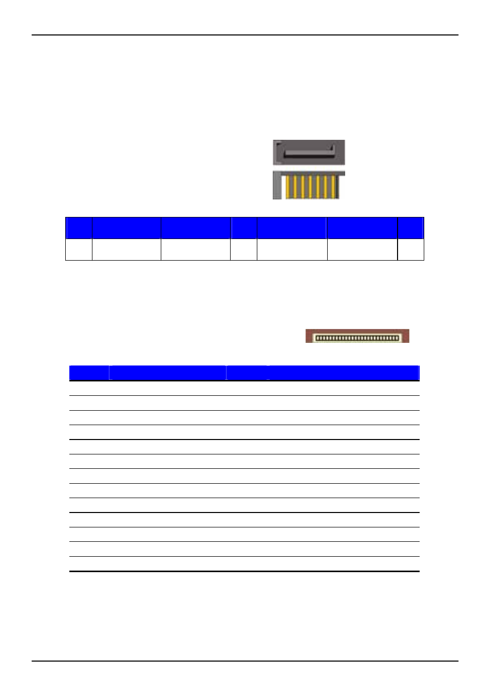 Appendix a <i/o port pin assignment, A.1 <serial ata port, A.2<floppy port | COMMELL LV-676 User Manual | Page 50 / 60