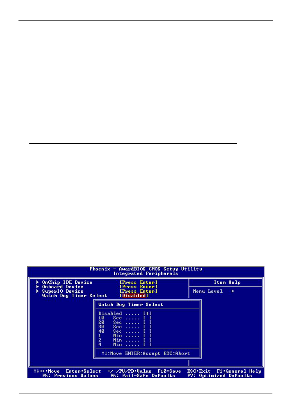 Appendix e <watch dog timer setting | COMMELL LV-676 User Manual | Page 59 / 60