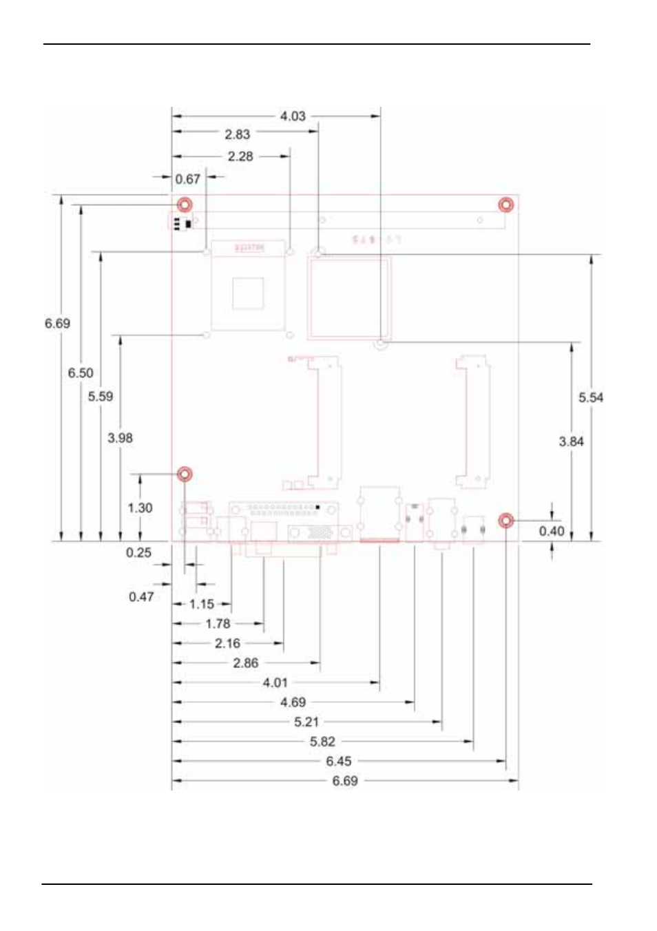 3 <mechanical drawing | COMMELL LV-675 User Manual | Page 10 / 53