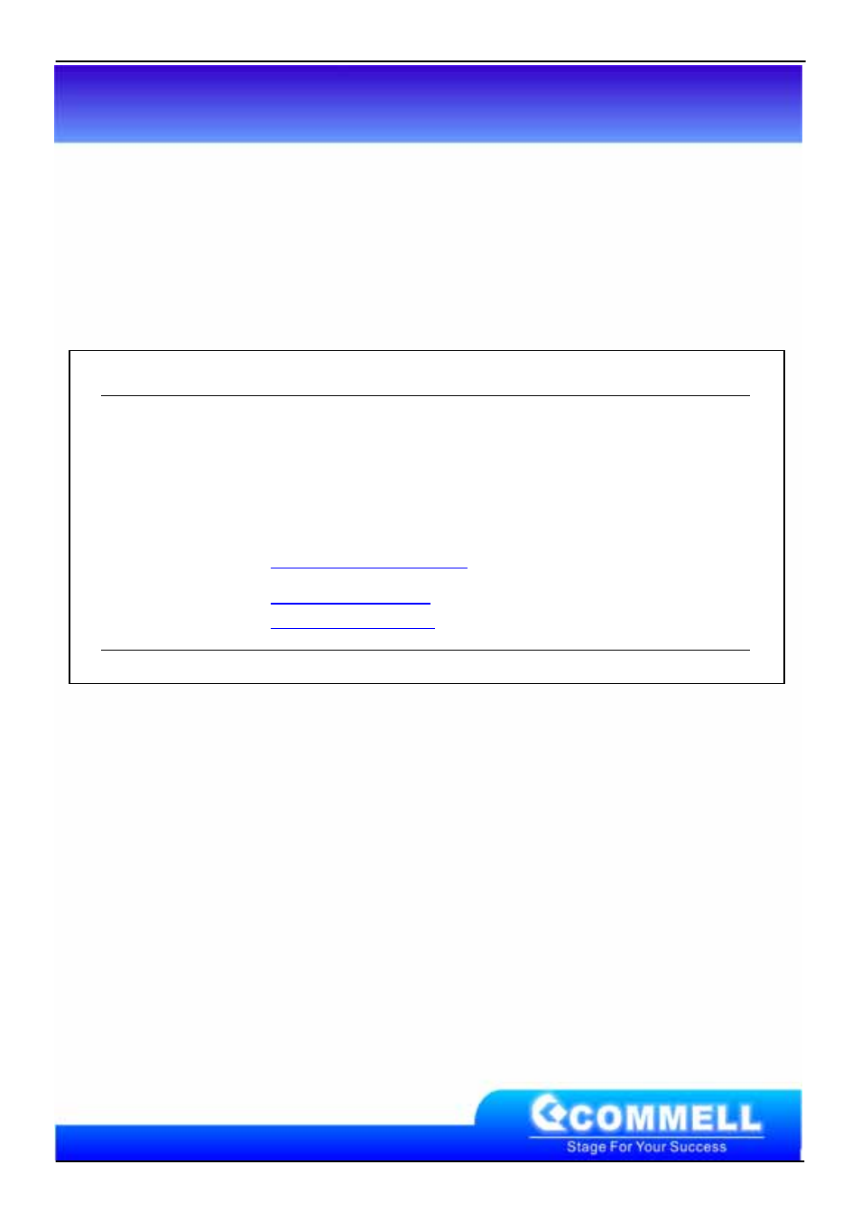 Contact information, Taiwan commate computer inc | COMMELL LV-674E User Manual | Page 62 / 62
