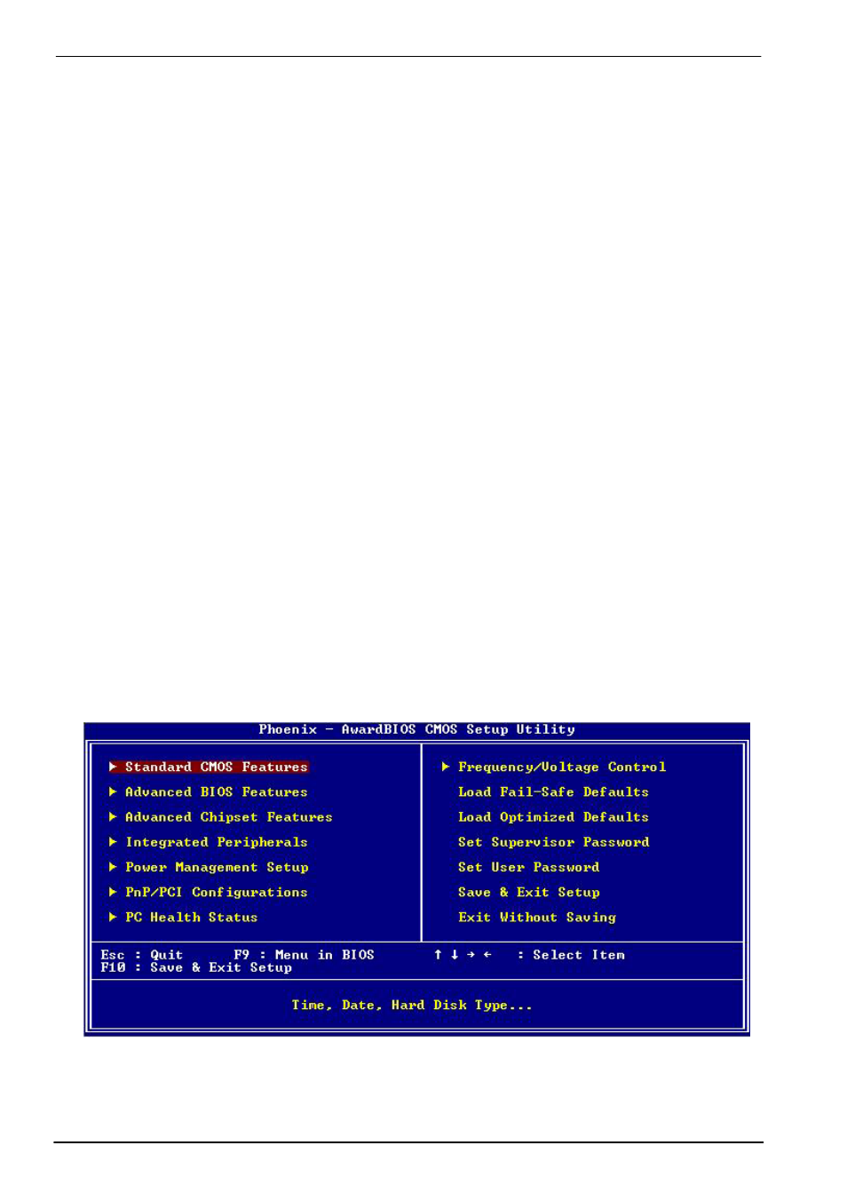 Chapter 4 <bios setup | COMMELL LV-673E User Manual | Page 36 / 49