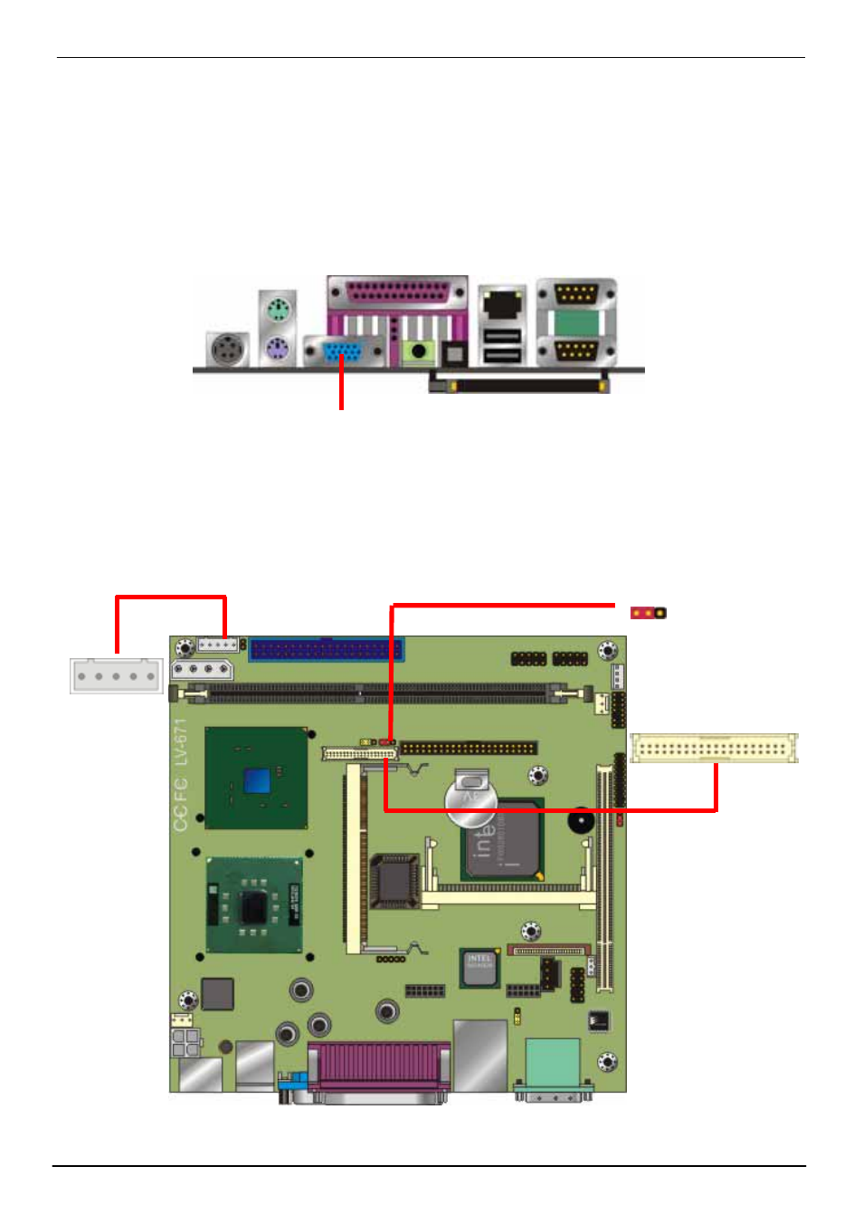 8 <display interface | COMMELL LV-671CM6 User Manual | Page 22 / 56
