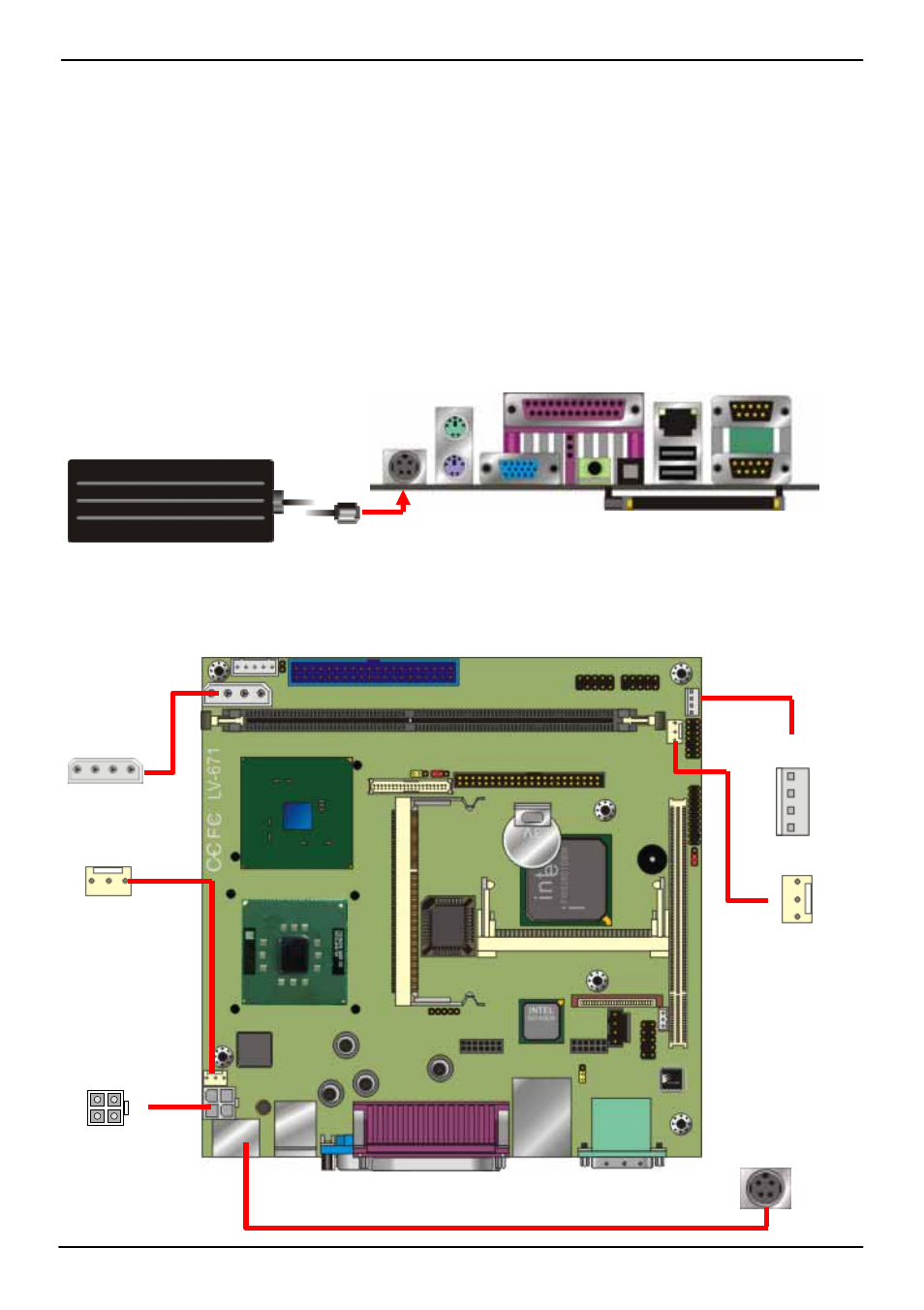 11 <power and fan connector | COMMELL LV-671CM6 User Manual | Page 29 / 56