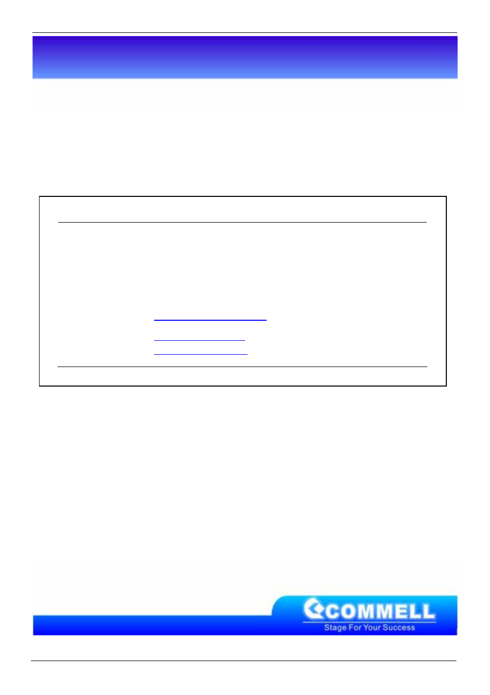Contact information, Taiwan commate computer inc | COMMELL LV-671CM6 User Manual | Page 56 / 56