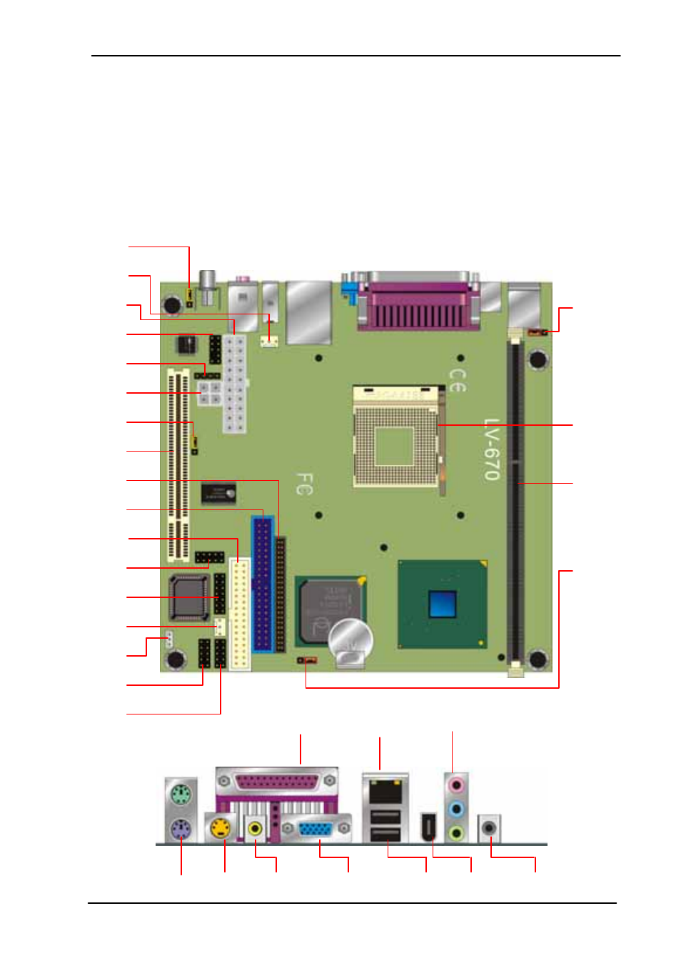 Chapter 2. hardware setup, 1 connector location | COMMELL LV-670LVDS User Manual | Page 11 / 47