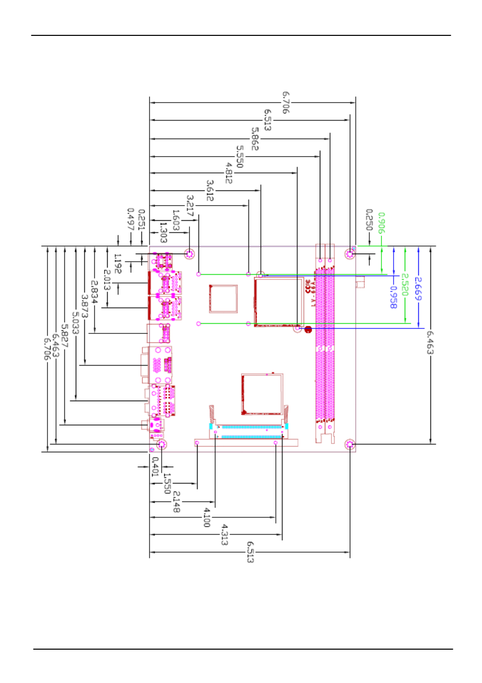 3 <mechanical drawing | COMMELL LV-66A User Manual | Page 10 / 63