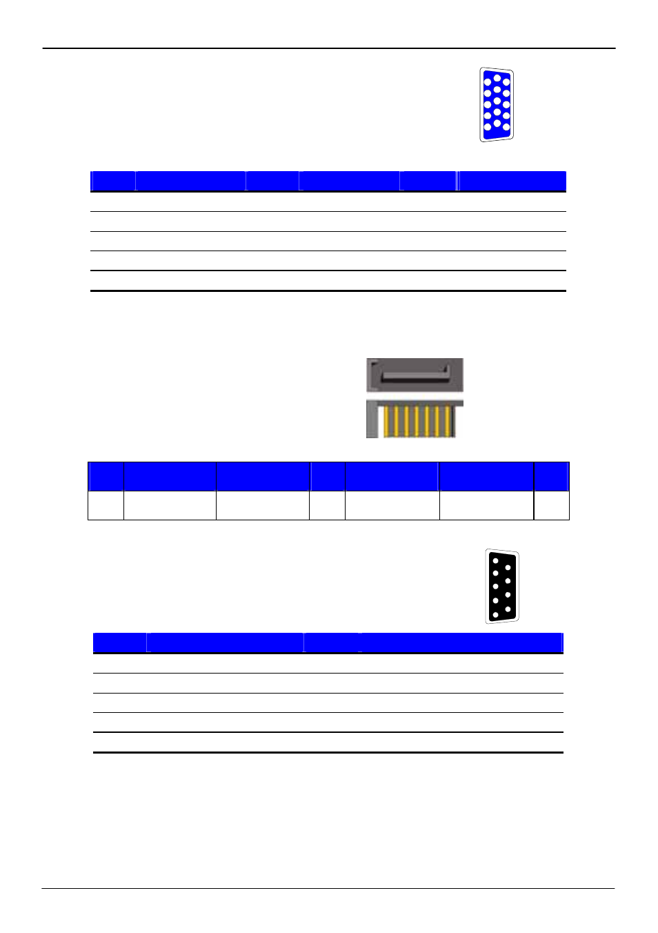 A.4 < vga port, A.5 <serial ata port, A.6 <serial port | COMMELL LV-667 User Manual | Page 46 / 58
