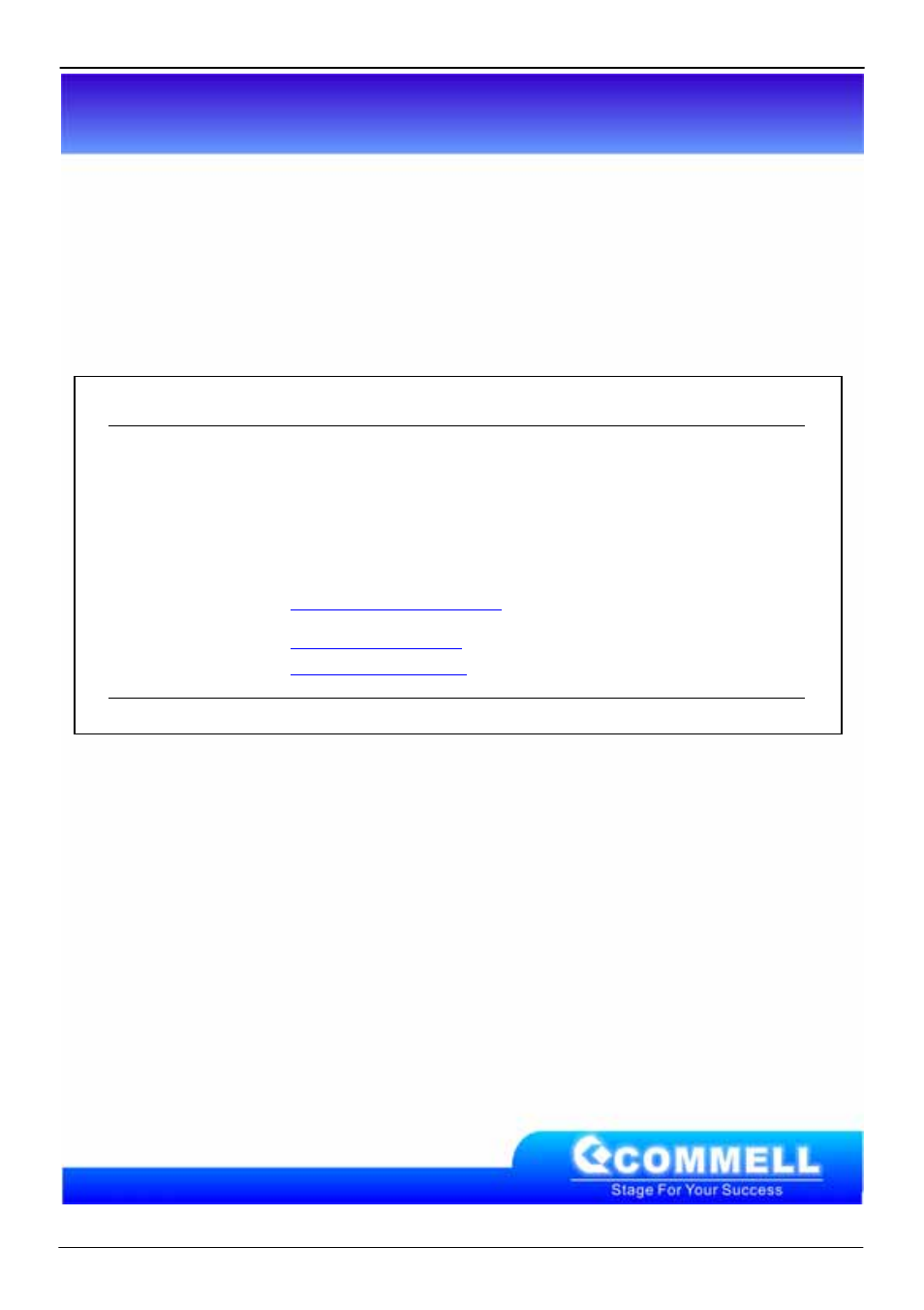 Contact information, Taiwan commate computer inc | COMMELL LV-667 User Manual | Page 58 / 58