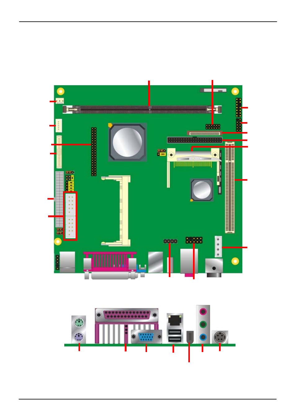 Chapter 2 <hardware setup, 1 <connector location | COMMELL LV-651 User Manual | Page 12 / 51