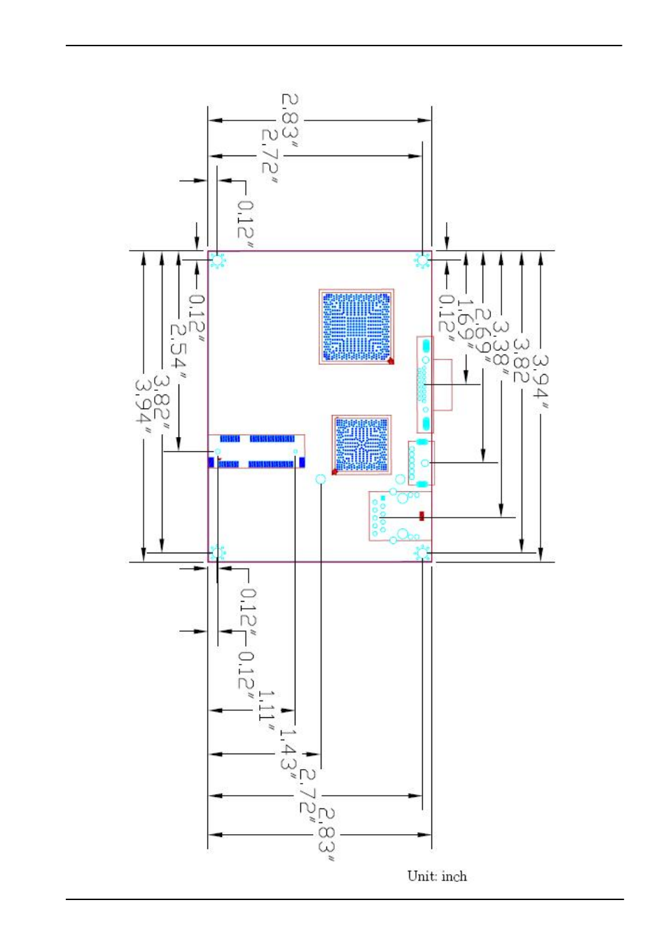 3 <mechanical drawing | COMMELL LP-172 User Manual | Page 10 / 46