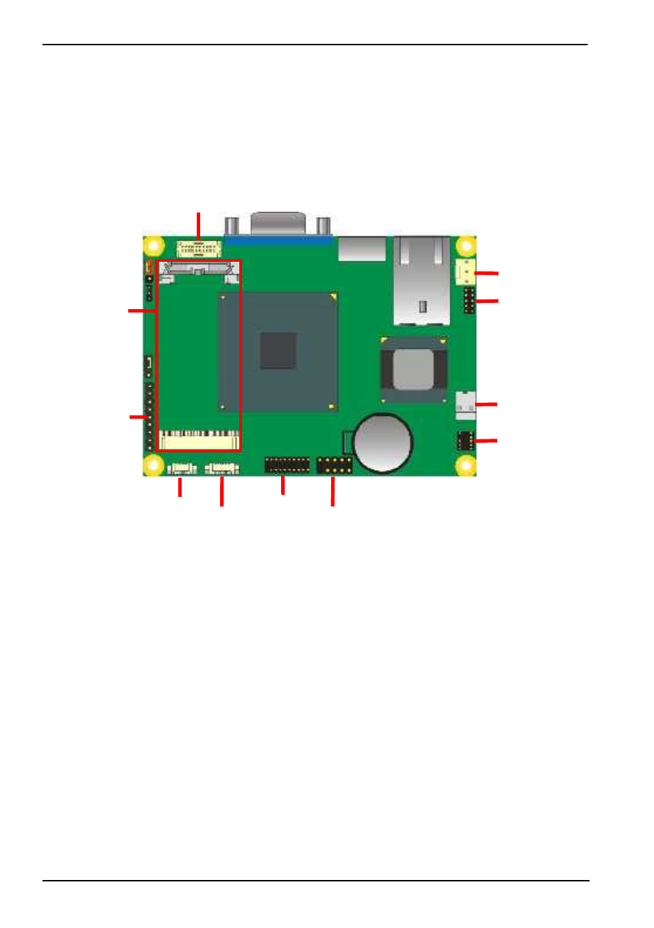 Chapter 2 <hardware setup, 1 <connector location | COMMELL LP-171 User Manual | Page 11 / 39