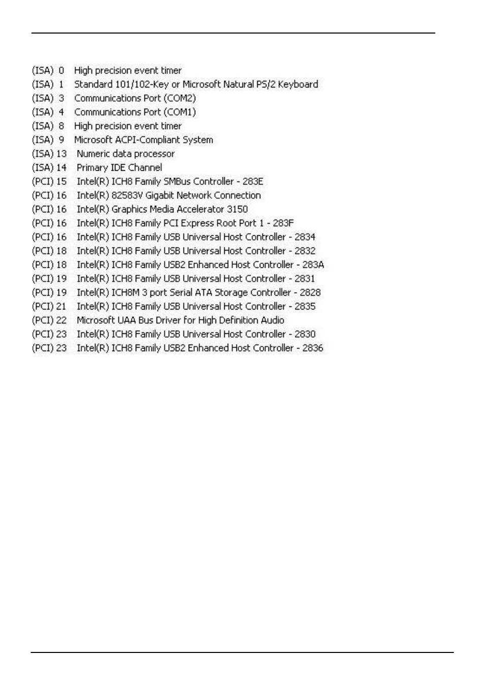 C.3 < system irq resources > (lp-170g) | COMMELL LP-170 User Manual | Page 38 / 40
