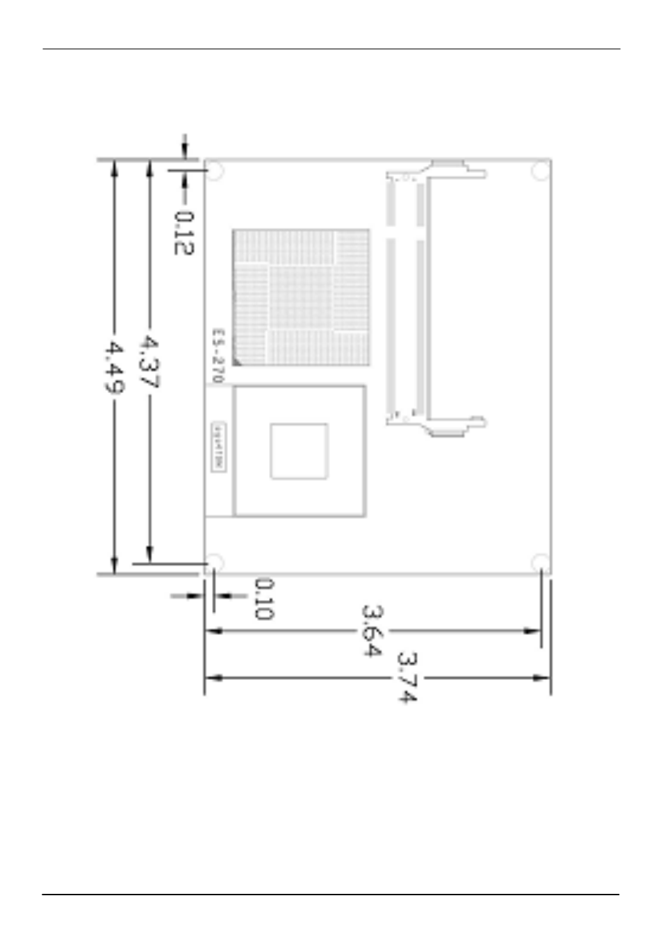 3 <mechanical drawing | COMMELL ES-270E User Manual | Page 10 / 36