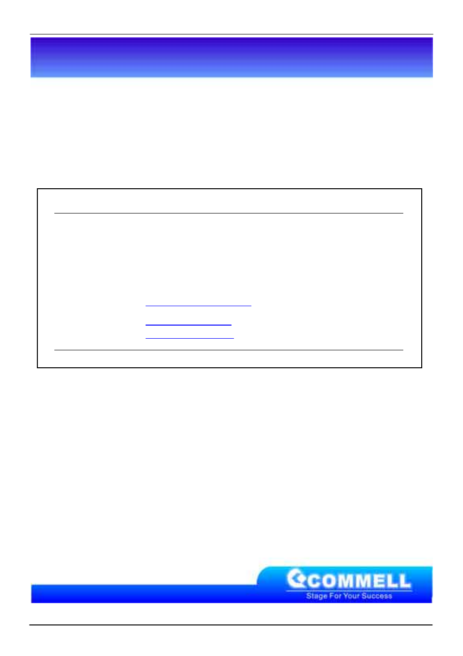 Contact information, Taiwan commate computer inc | COMMELL ES-270E User Manual | Page 36 / 36