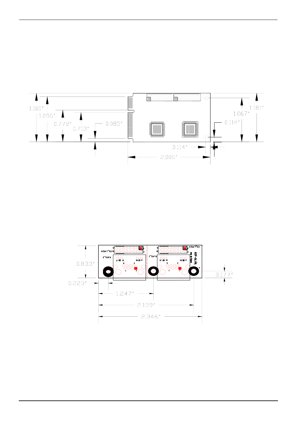 Mechanical drawing | COMMELL MPX-574D User Manual | Page 4 / 7