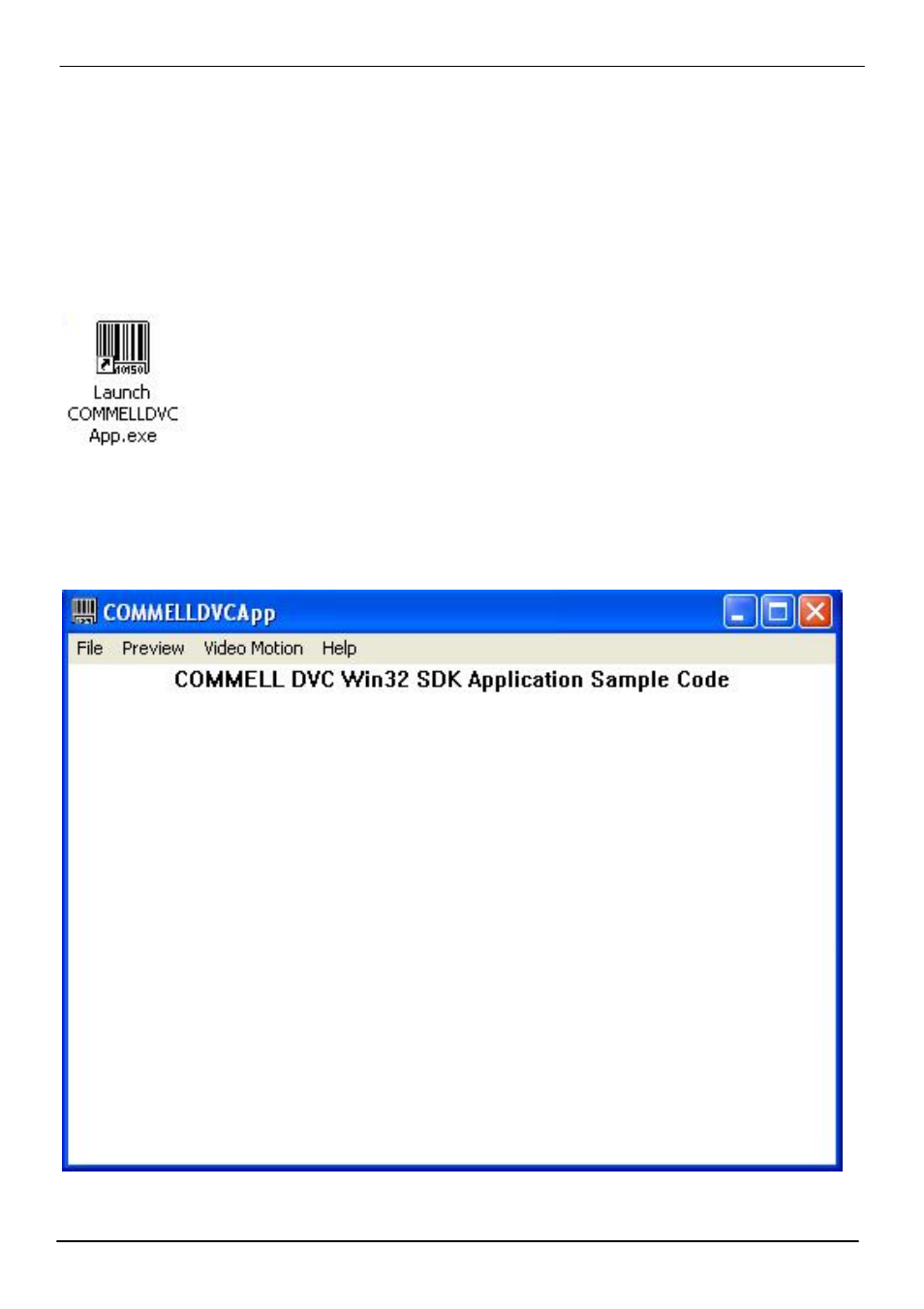 5 <sample program | COMMELL MPX-885 User Manual | Page 13 / 17