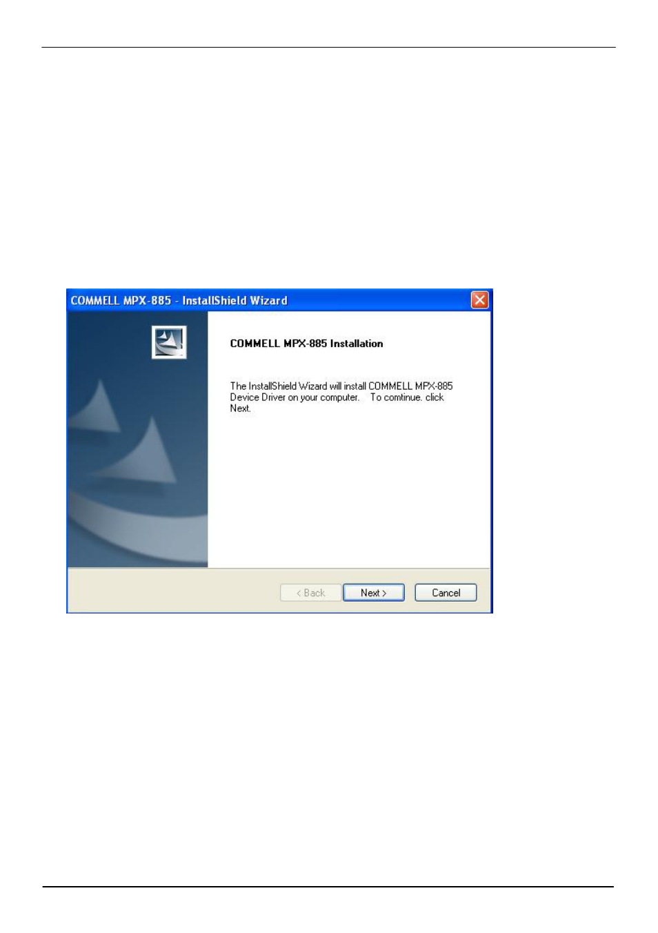 4 <driver setting | COMMELL MPX-885 User Manual | Page 8 / 17