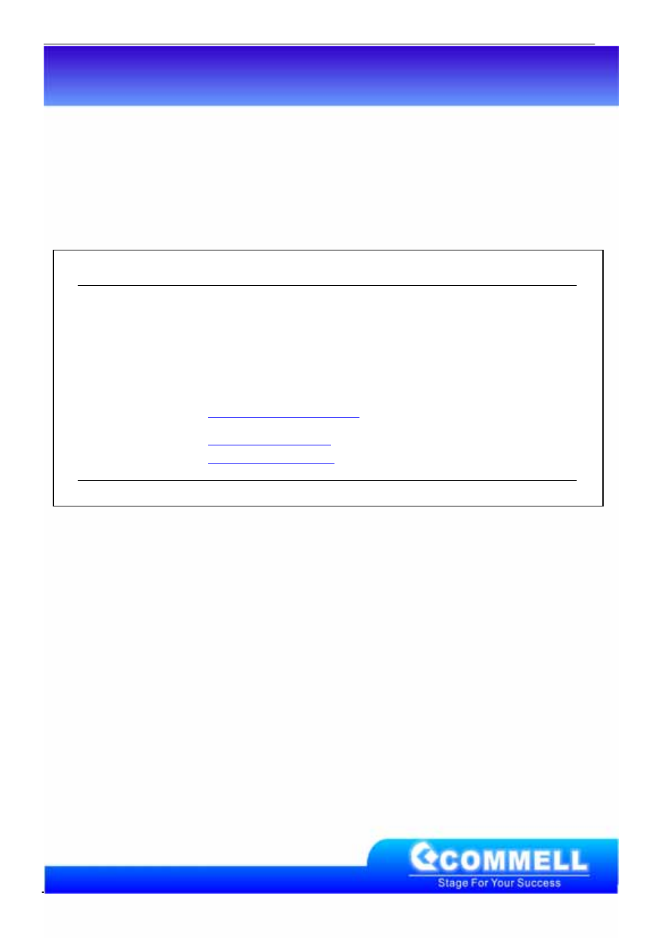 Contact information, Taiwan commate computer inc | COMMELL MPX-954 User Manual | Page 12 / 12