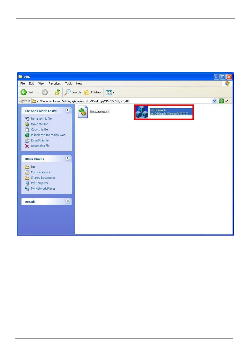 5 <sample program | COMMELL MPX-25858 User Manual | Page 19 / 21