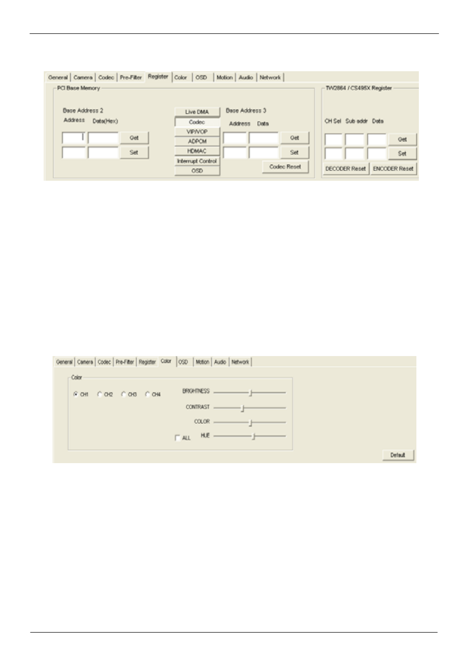 Register, 5 < color | COMMELL MP-840 User Manual | Page 20 / 27