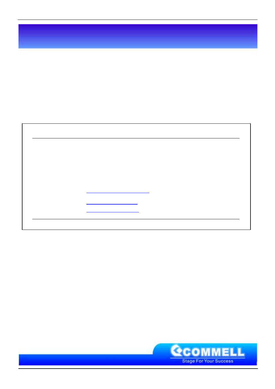 Contact information, Taiwan commate computer inc | COMMELL MP-840 User Manual | Page 27 / 27