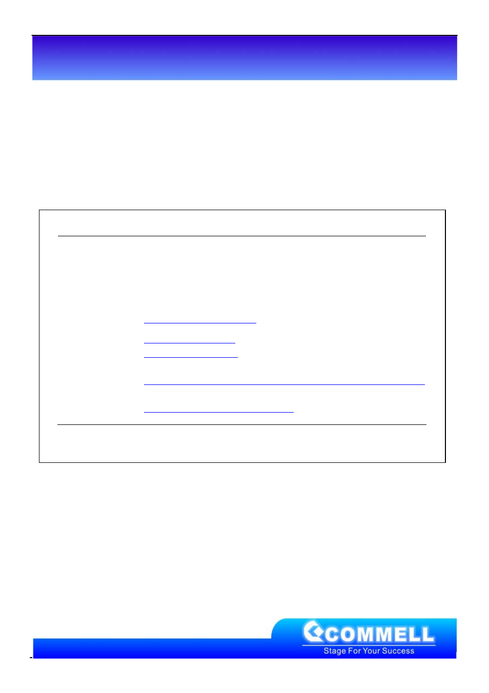 Contact information, Taiwan commate computer inc | COMMELL MP-6100 User Manual | Page 13 / 13