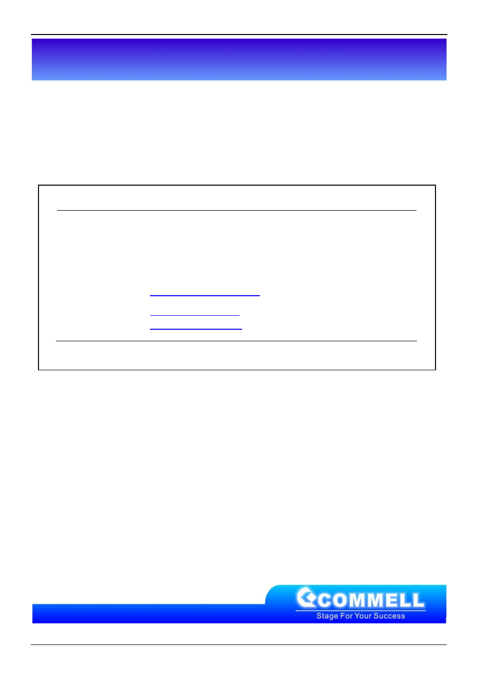 Contact information, Taiwan commate computer inc | COMMELL MP-6421 User Manual | Page 12 / 12