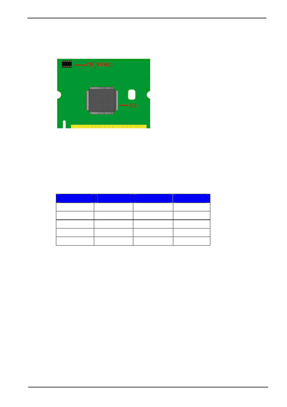 2 <connector location> 1.2.1 <video port | COMMELL MP-6802T User Manual | Page 7 / 19