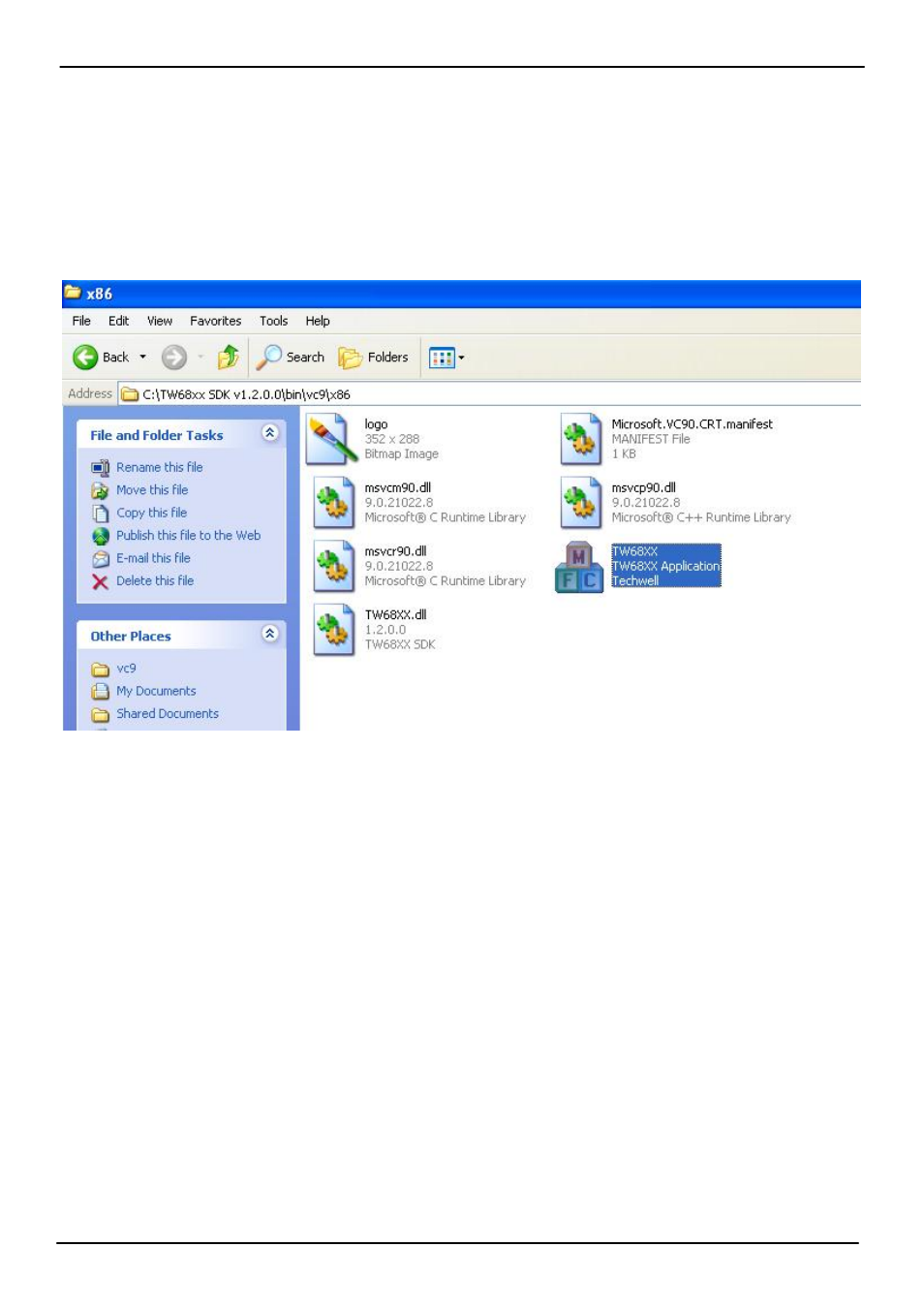 5 <sample program | COMMELL MP-6816D4 User Manual | Page 9 / 11