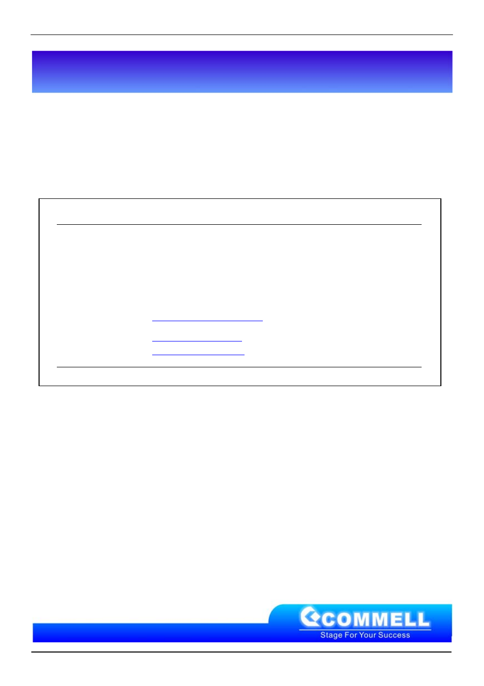Contact information, Taiwan commate computer inc | COMMELL MP-9200 User Manual | Page 18 / 18