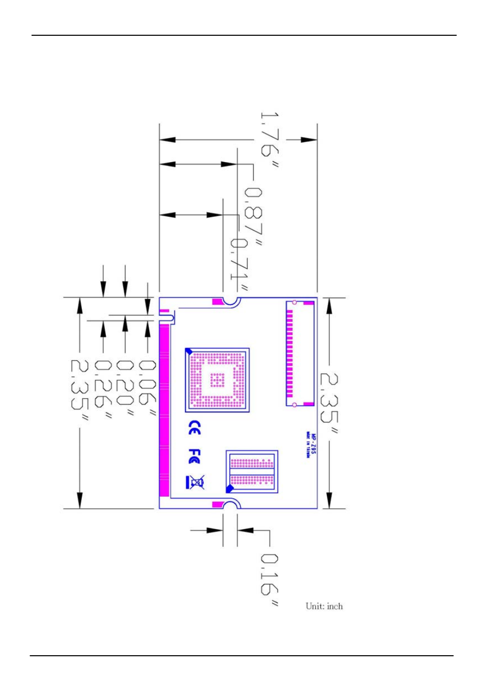 2 <mechanical drawing | COMMELL MP-Z9S User Manual | Page 5 / 10