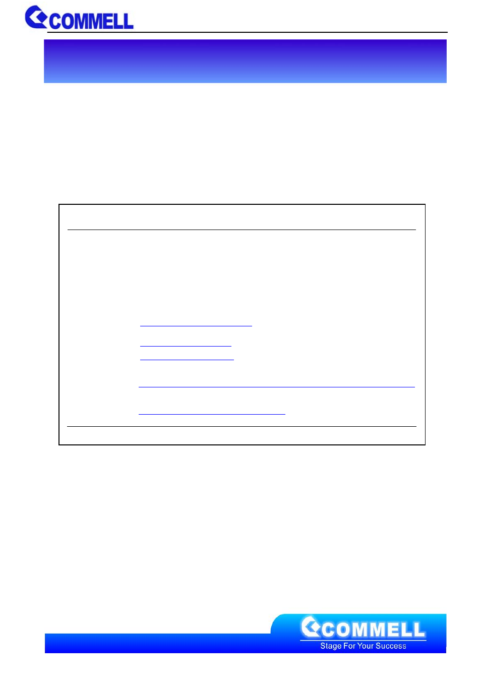 Contact information, Taiwan commate computer inc | COMMELL ADP-TPM User Manual | Page 11 / 11