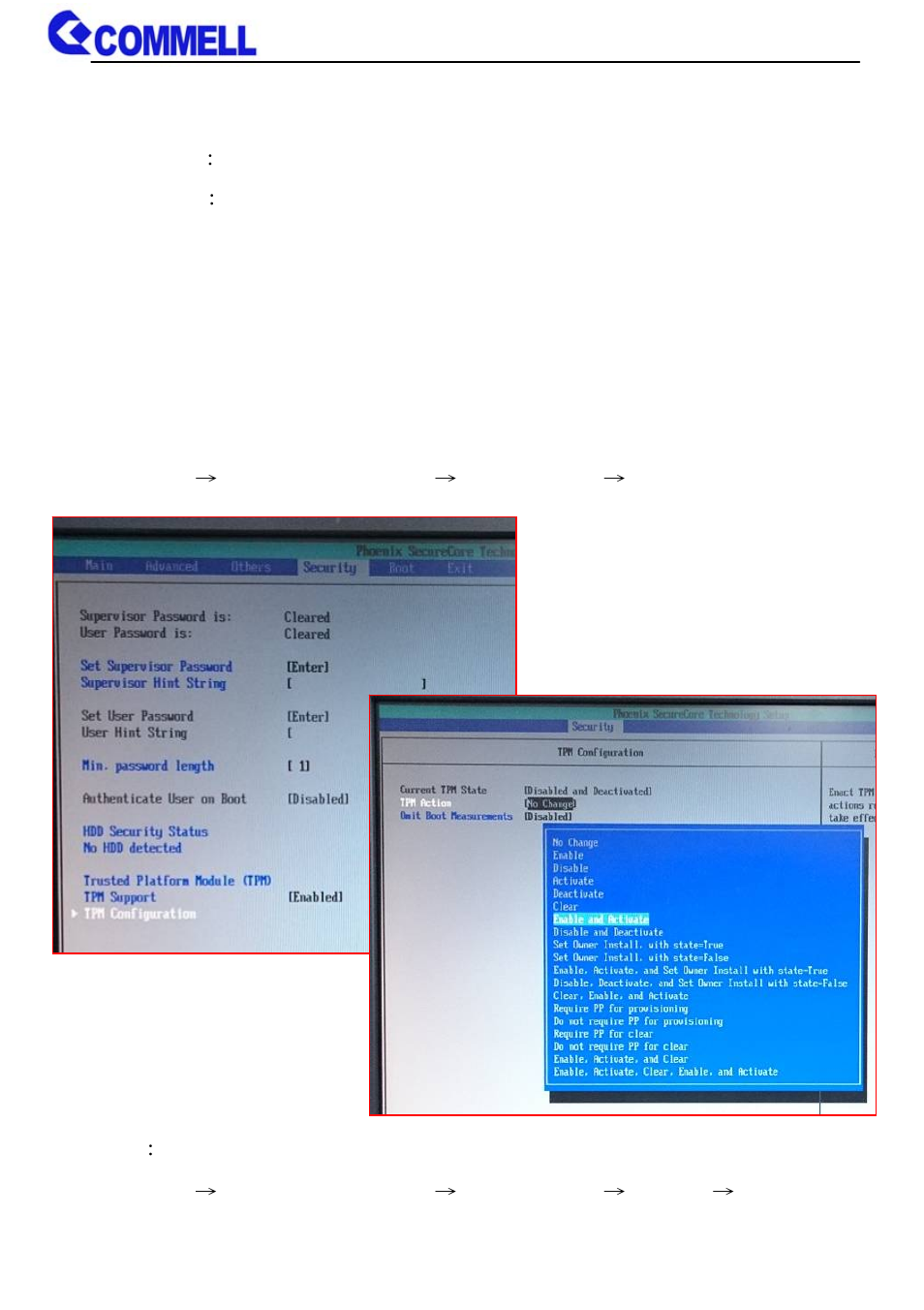 COMMELL ADP-TPM User Manual | Page 3 / 11