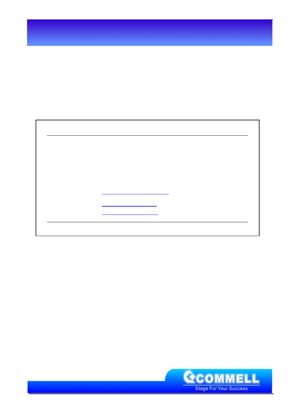 Contact information, Taiwan commate computer inc | COMMELL DC-DC2 User Manual | Page 9 / 9