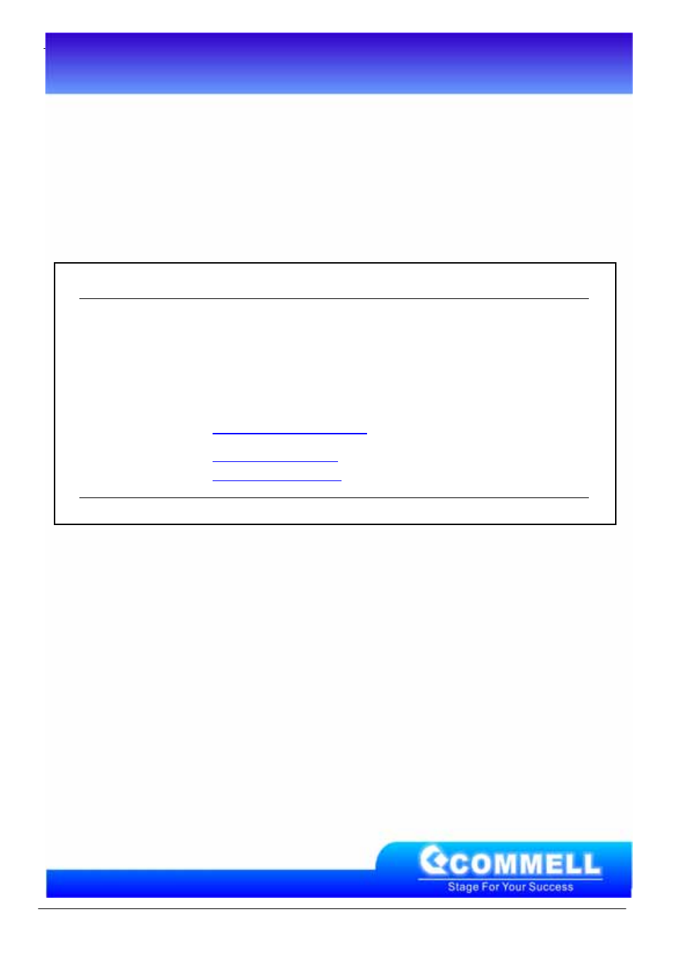 Contact information, Taiwan commate computer inc, Sp-601h user’s manual | COMMELL SP-601H2 User Manual | Page 19 / 19