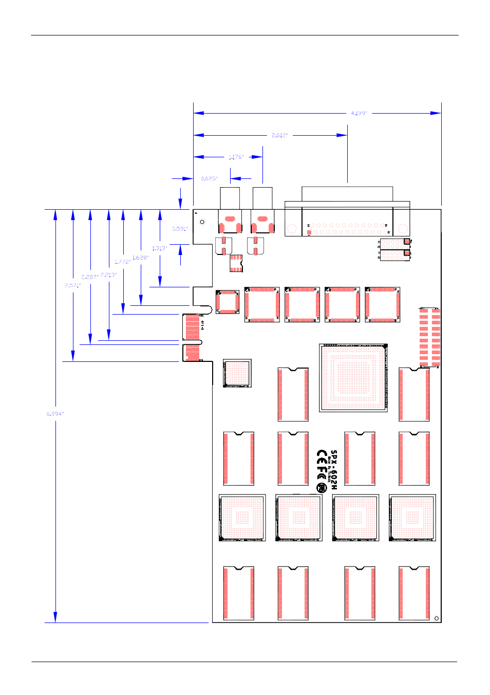 2 <mechanical drawing | COMMELL SPX-602H User Manual | Page 7 / 32